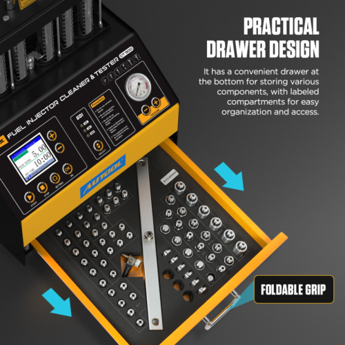 AUTOOL CT500 - Βιομηχανικό πλυντήριο και δοκιμαστικό μπεκ GDI/EFI/FSI