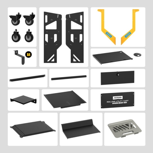 AUTOOL T23 Καρότσι Μεταφοράς με Τροχούς και Λαβή