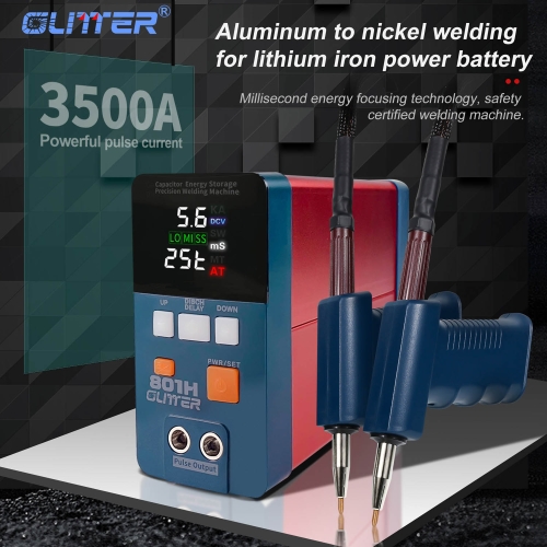 Φορητή μηχανή συγκόλλησης σημείων GLITTER 801H (Αλουμίνιο/Νικέλιο)